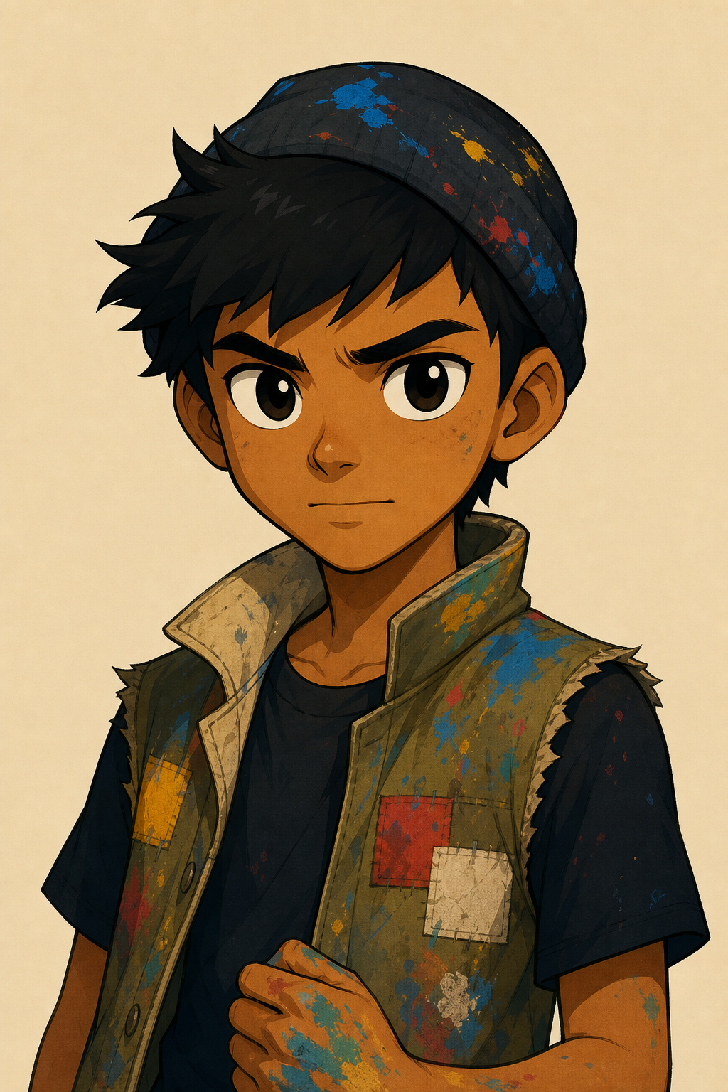 Nico Encaust, character in Patchwork Puzzle Patrol on Nuvvel