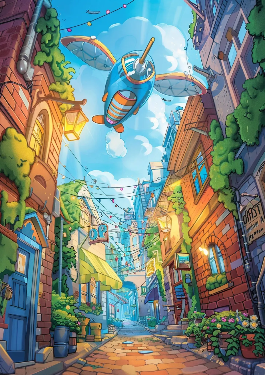 Gearbox Alley, fictional location in Willowridge Adventures on Nuvvel