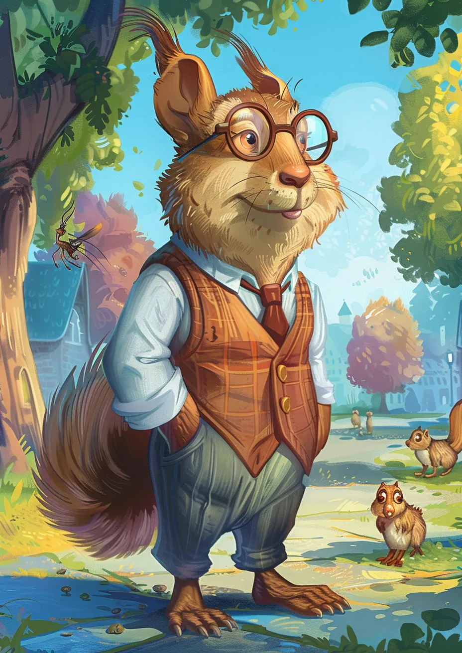 Mayor Bushy Tailfeather, character in Willowridge Adventures on Nuvvel